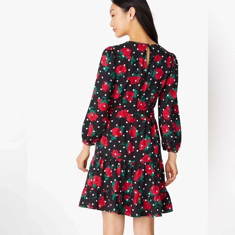 Kate spade Rose Dot Toss Shift Dress XL